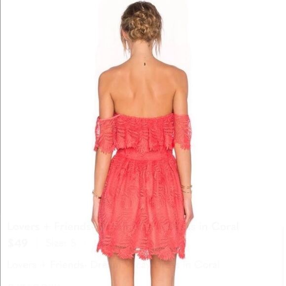 Lovers + Friends- Dream Vacay Dress in Coral - Picture 6 of 6